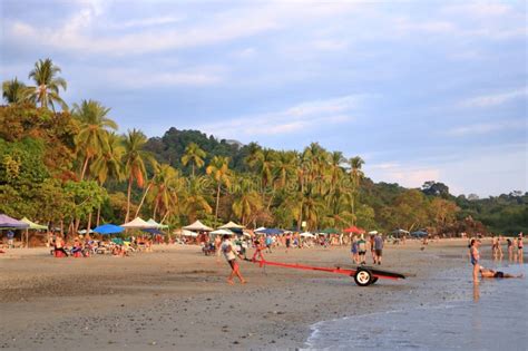 March 4 2023 Manuel Antonio Quepos Costa Rica People On A Beach In