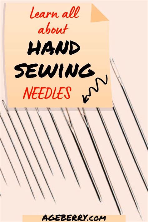 Types Of Hand Sewing Needles And Their Uses A Guide For Modern Sewists