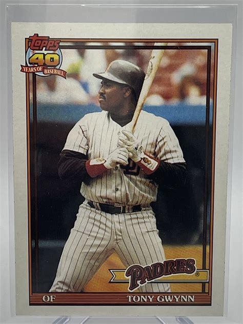 Top Tony Gwynn Baseball Cards The Cardboard Connection Printable Cards