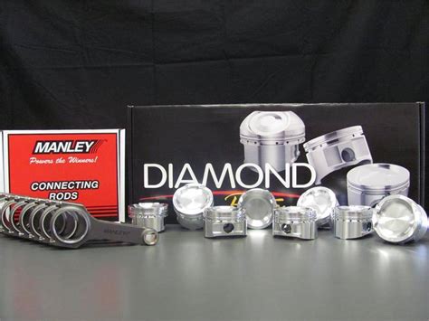 L V V Diamond Pistons Manley H Beam Connecting Rods Combo