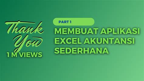 Cara Membuat Buku Besar Akuntansi Dengan Excel