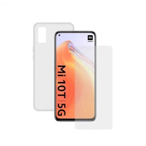 Funda Y Protector Para Móvil Xiaomi Mi 10t Lite Contact Transparente