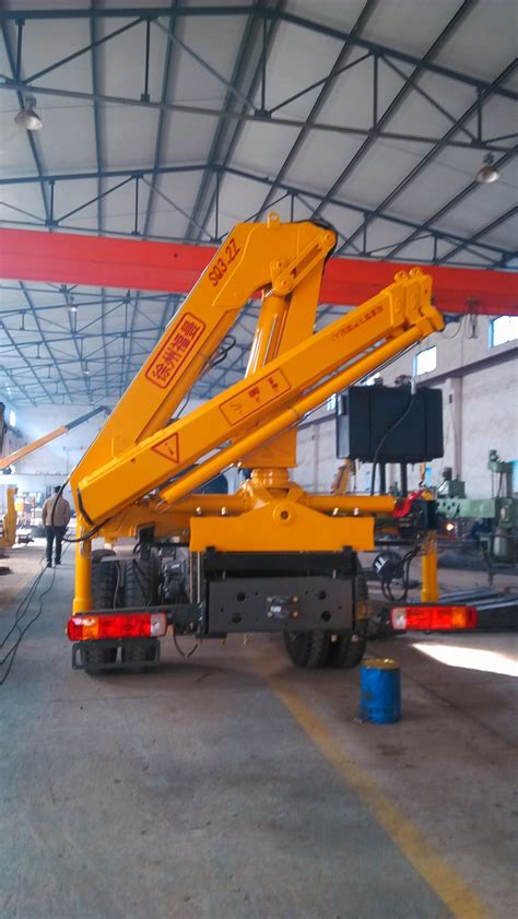 Hot Sale Sq3 2za2 Bob Lift 3 Ton Folded Boom Crane Truck Mounted