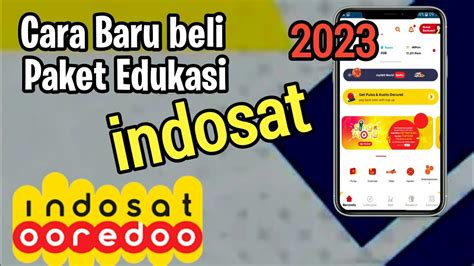 Cara Beli Paket Edukasi Indosat Youtube