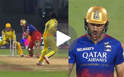 Watch Faf Du Plessis Takes Kohli S Revenge With Back To Back Sixes