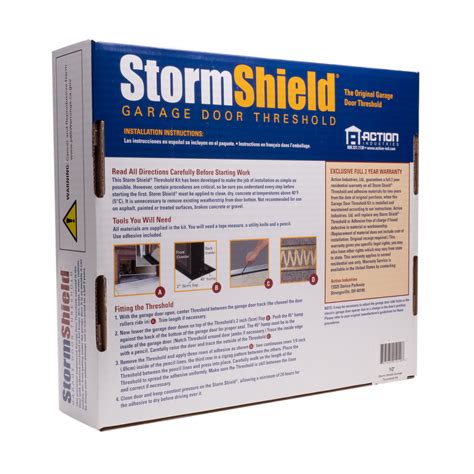 Storm Shield Threshold For Garage Doors