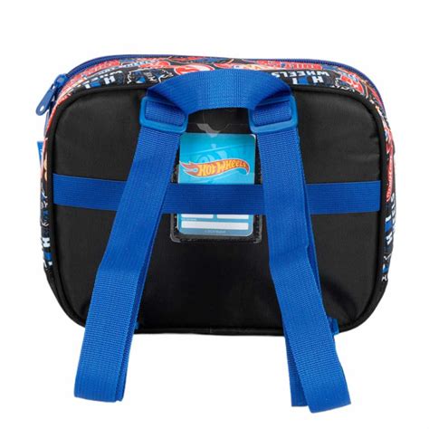 Lancheira Infantil Térmica Hot Wheels Shark Azul Luxcel