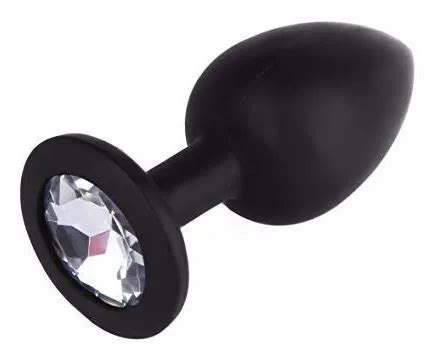 Plug Anal Silicon Con Joya Cm Iniciador Estimulador Mediano Mercadolibre