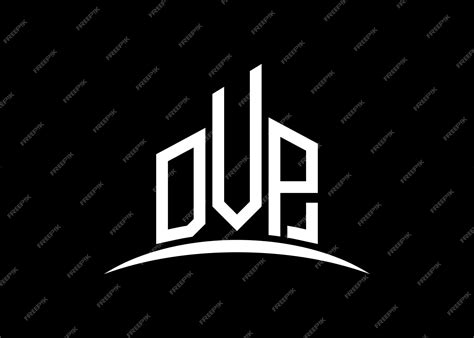 premium vector letter dvp building vector monogram logo design
