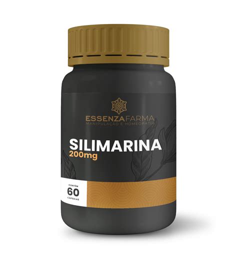 Silimarina 200mg 60 cápsulas Essenza Farma