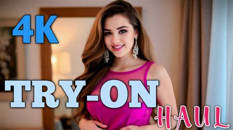 K Try On Wet Look Transparent Lingerie Bikinis Amazon Haul