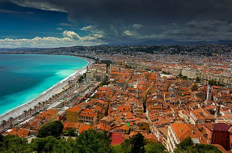 HD wallpaper: France, city buildings, mountains, houses | Wallpaper Flare