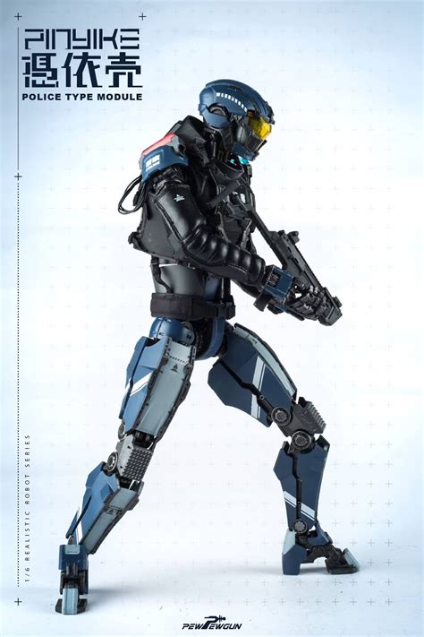 Toyhaven Pew Pew Gun Th Scale Robotic Nude BodyPolice Type Module Inch Figure Preview