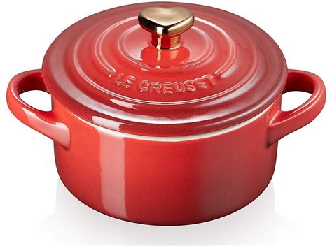 Le Creuset Mini Cocotte Mit Herzknopf L Kirschrot Ab