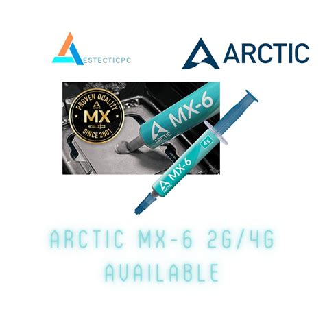 ARCTIC MX-6 2G 4G, Computers & Tech, Parts & Accessories, Computer ...