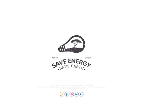 Save Energy Save Earth Logo By Design Firm On Dribbble