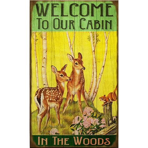 Personalized Lodge Signs And Art Black Forest Décor