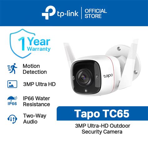 TP-Link Tapo C65 Outdoor Security Wi-Fi Camera กล้องไวไฟ 3 MP ใช้งาน ...