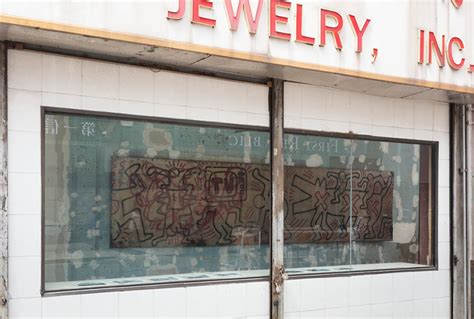 Rescued Pieces Of Keith Harings Iconic Nyc Mural Displayed Downtown