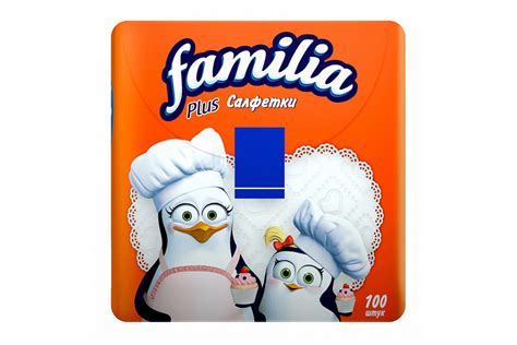Белые Салфетки FAMILIA PLUS 1 слой 30x30 см 1015031322 - выгодная цена ...