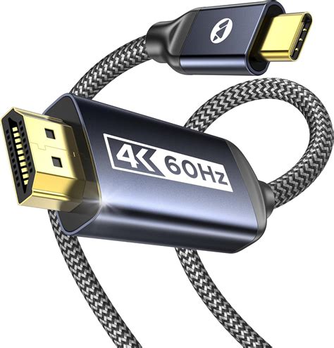 Amazon Warrky USB C To HDMI Cable 4K 60Hz Gold Plated Plug