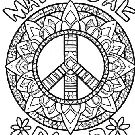 Lindas Mandalas Da Paz Para Colorir