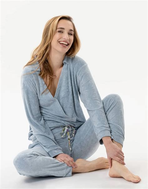 Terry Cloth Jogging Suit Riviera Shell Lingerie Le Chat