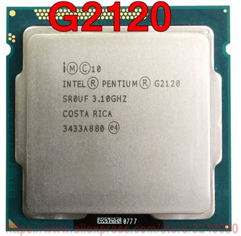 Original Intel CPU PENTIUM G2120 SR0UF Processor 3.10GHz 3M Dual Core ...