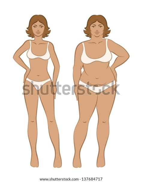 Fat Woman Bikini Breasts Over Royalty Free Licensable Stock Illustrations Drawings