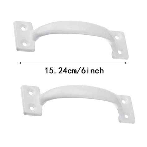 Fall Fashion 2024 6inch Gate Handle Screen Door Handle In White 2 Pack