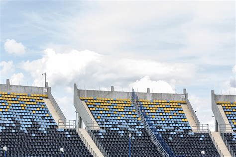 Empty Grandstand In Stadium Fubiz Media