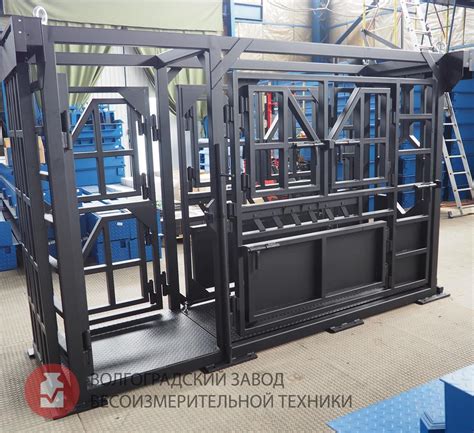 Станок для фиксации КРС с гидравлической станцией