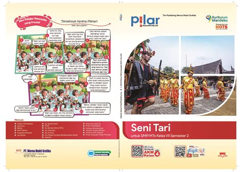 Pilar Seni Tari Kelas Vii Semester 2 Pt Warna Mukti Grafika