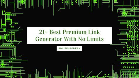 Best Premium Link Generators With No Limits Widget Box