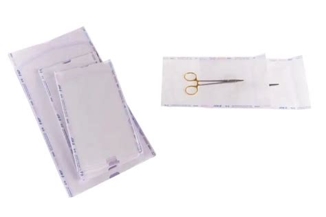 SI BOP Sealable Flat Peelable Sterilisation Pouch 160 X 450 Mm