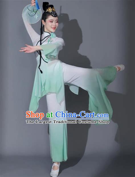 Green Chinese Dance Costume