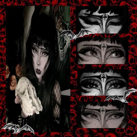 trad goth ankh makeup inspo   goth makeup gothic makeup trad