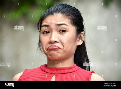 An A Confused Youthful Girl Stock Photo Alamy