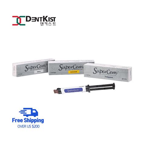 supercem dual cured dental resin cement    syringe  dental