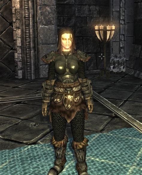 Ebony Wolf Armor Re Texture At Skyrim Nexus Mods And Community