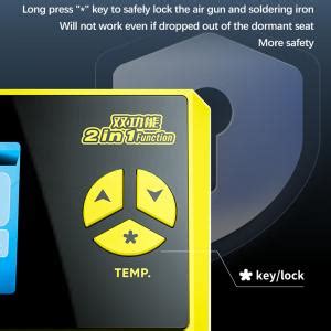 Mechanic Ds In Dual Function Hot Air Gun Electric Soldering Iron Rework Station Martview