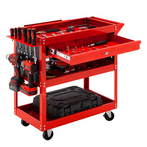 Buy Silvel 3 Tier Rolling Tool Cart 330 Lbs Capacity Heavy Duty