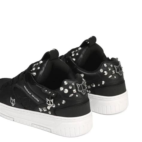 Giày Naked Wolfe HERO STUD BLACK WHITE Jordan 1