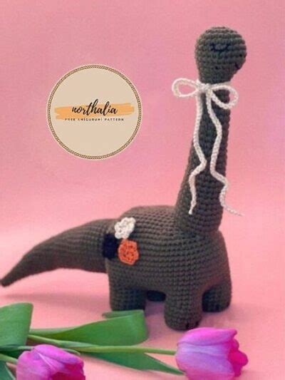 Crochet Diplodocus Amigurumi Free Pattern