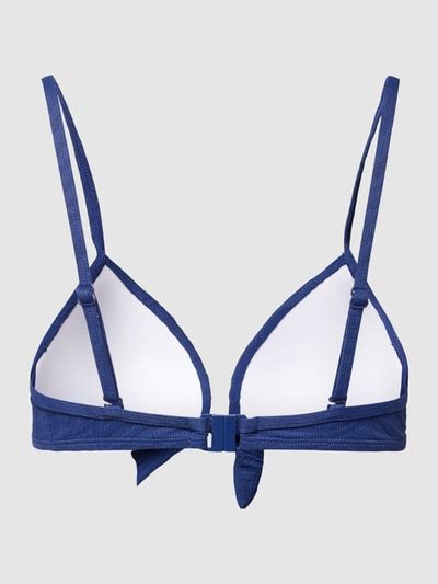 Esprit Bikini Oberteil Mit Strukturmuster Marine Online Kaufen