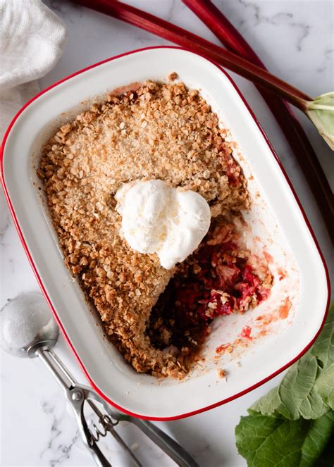 Rhubarb Apple Crumble Makyla Creates