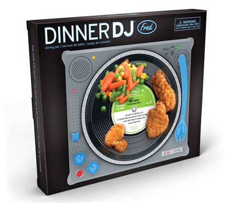 Lay Down Some Fresh Meats On This Dj Turntable Dish Set