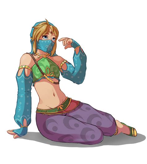 Gerudo Outfit Link Breath Of The Wild By Seven Bit On Deviantart