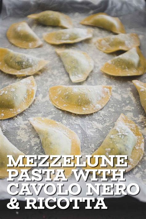 Mezzelune Pasta with Cavolo Nero & Ricotta | cookeatblog.com | cookeatworld.com