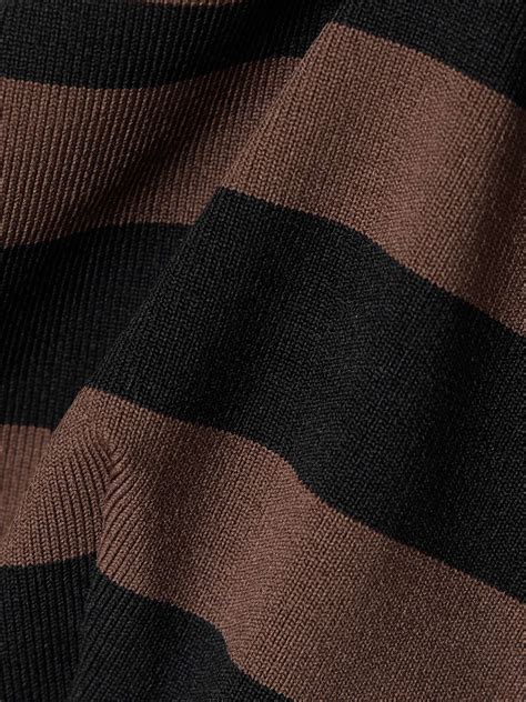 MATTEAU The Crop Striped Recycled Triangle Bikini Top NET A PORTER